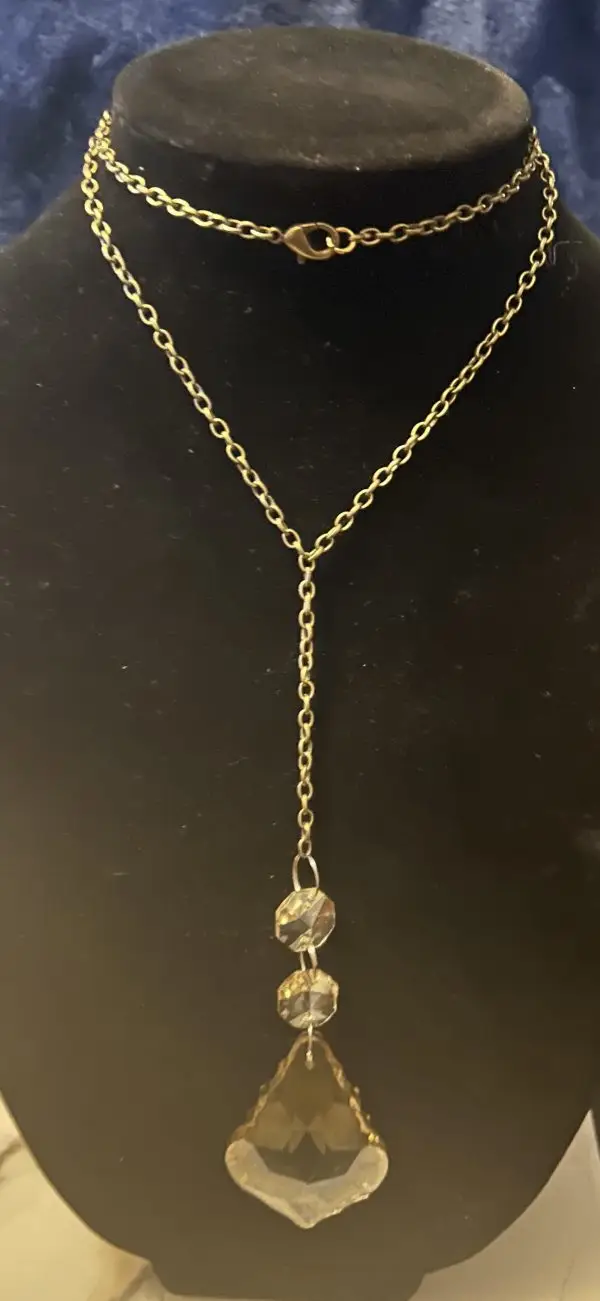 Topaz Crystal Bling Necklace